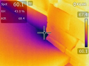 Water Leaks Moisture under floor Apple Infrared Home Inspection