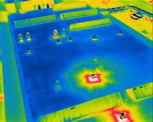 Commercial building Infrared Roof Inspections