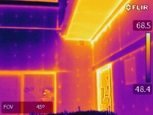 EIFS Moisture Inspection using Infrared system